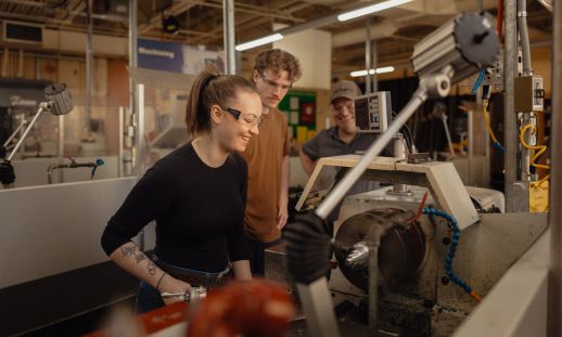 2023-24 Annual Report on Giving cover photo feature NSCC alums Mollie and Ben Campbell.