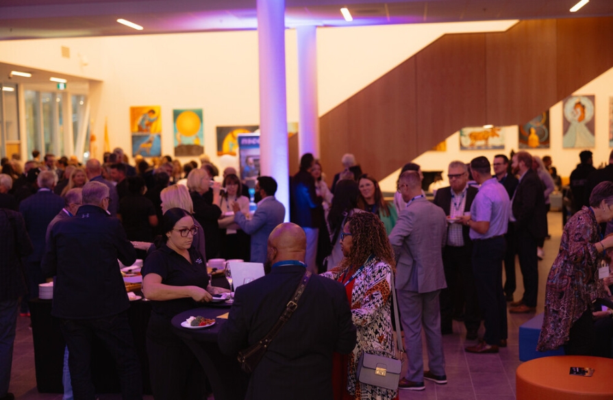 Audience at Sydney Waterfront Campus Opening Reception.