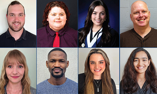 A collage image of NSCC valedictorian portraits.