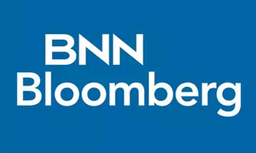 Blue logo with white text that reads 'BNN Bloomburg.'