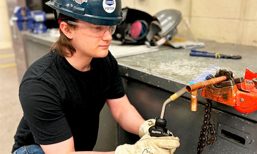 Austin, Pipe Trades student