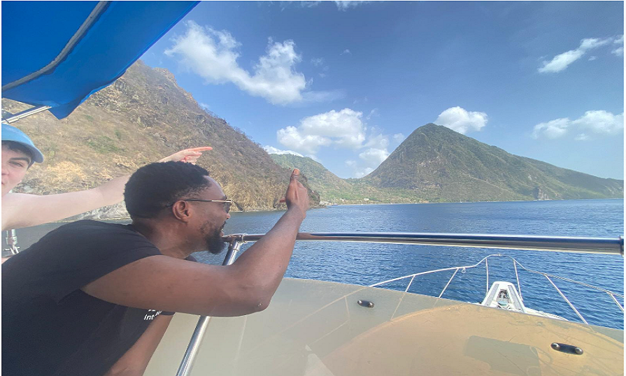 Franklyn Anoje in St Lucia in 2024 