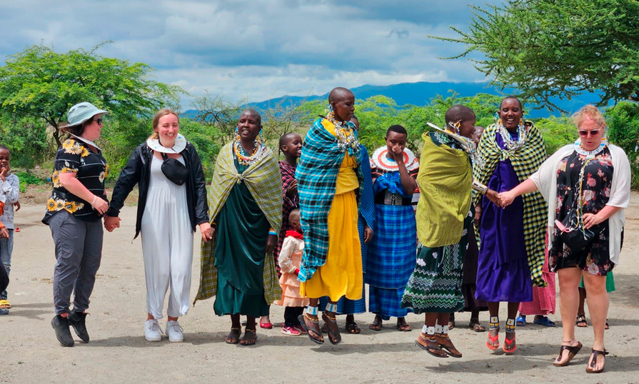 Kaylee Fleet in Tanzania in 2024