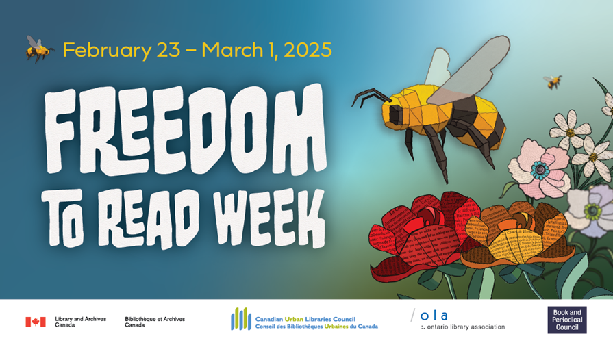 Freedom to Read Week 2025 logo