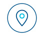 An icon of a location marker symbol.